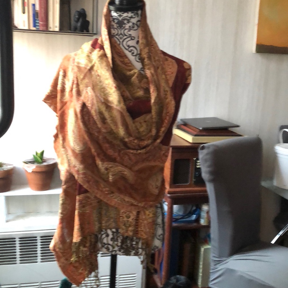 Rust Pashmina - image 3